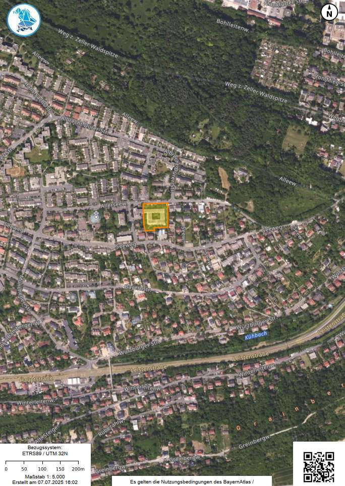 64/1000 Miteigentumsanteil verbunden mit Sondereigentum Wohnung, Hofraum, Garten in Höchberg - Bild 2