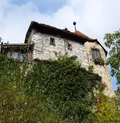 Einfamilienhaus, Geh-, Fahrt- und Vorkaufsrecht an Flst. 216, eingetragen in 46/1695 in Schloßberg 8, 91788 Pappenheim - Bild 1