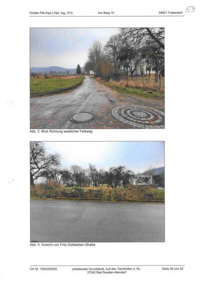 Baugrundstück, unbebautes Grundstück in Auf den Teichhöfen, 37242 Bad Sooden-Allendorf - Bild 2
