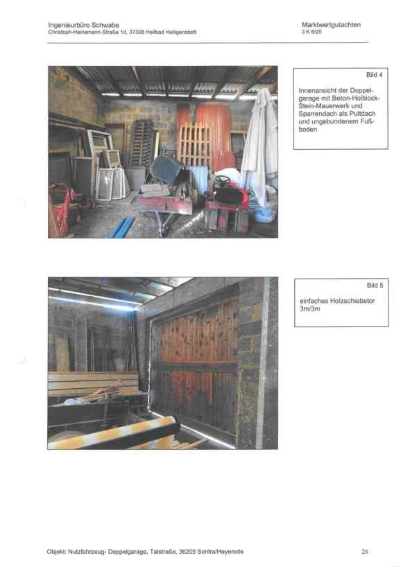 Sonstiges, Doppelgarage, Carport und Holzgartenhütte in Heyerode - Bild 3