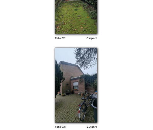 mit einem Carport bebaut, Doppelhaus , Wegefläche in Goch - Bild 4