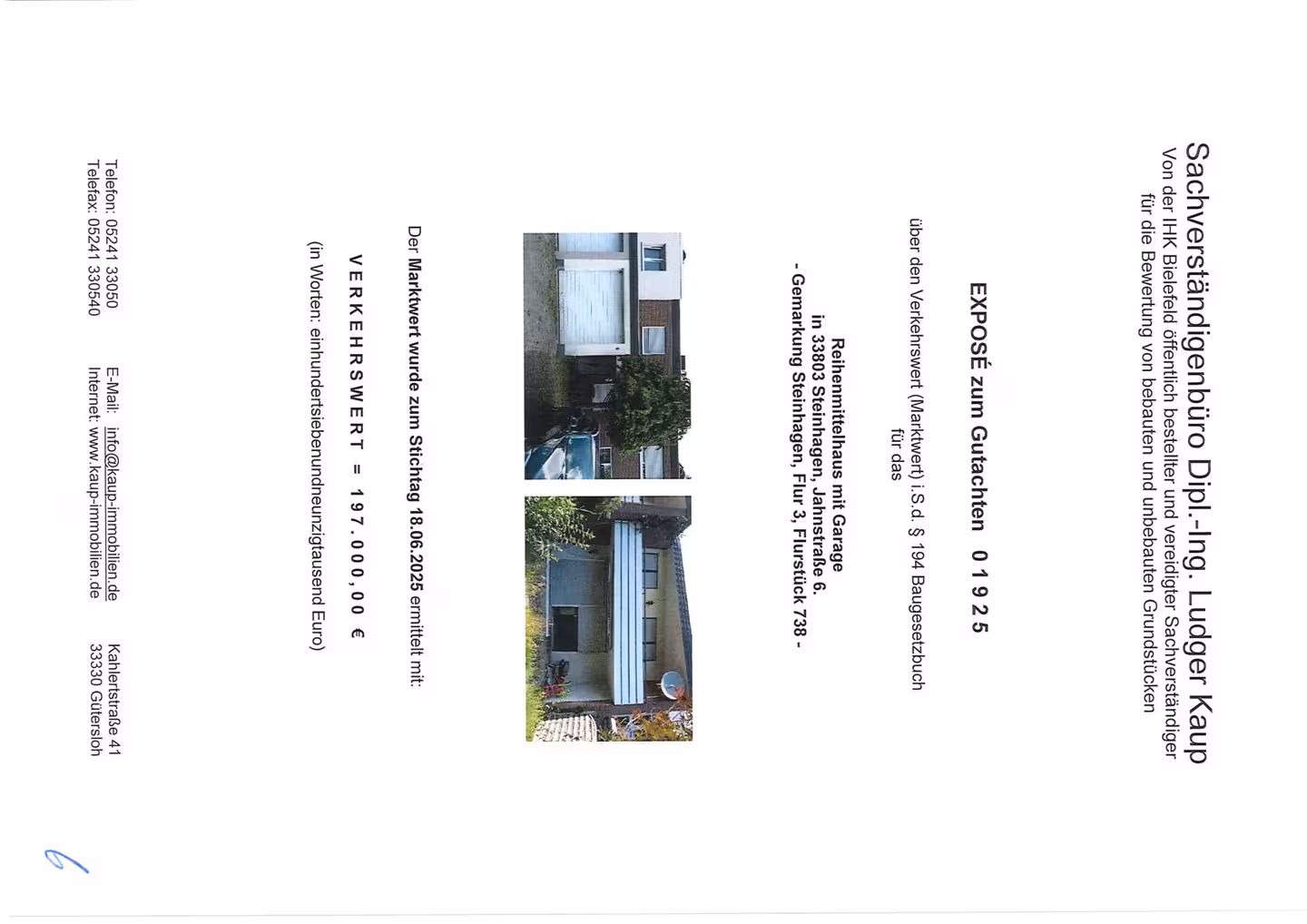 Reihenhaus in Steinhagen - Bild 1