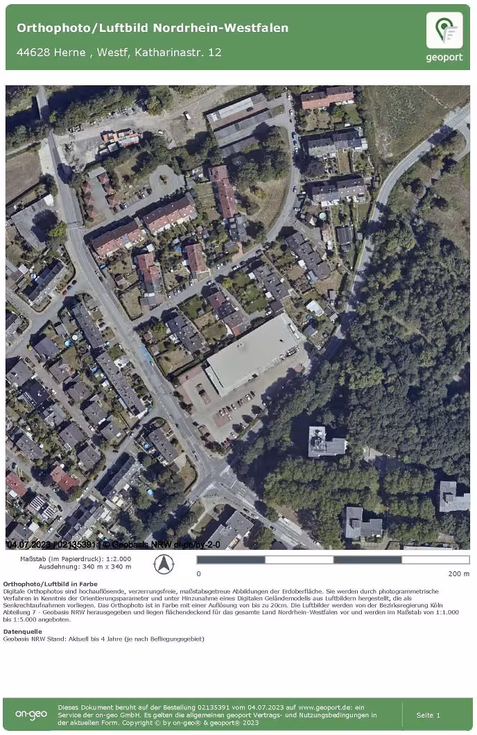 Zweifamilienhaus, Garage, Doppelgarage und Garagenhof in Herne - Bild 2