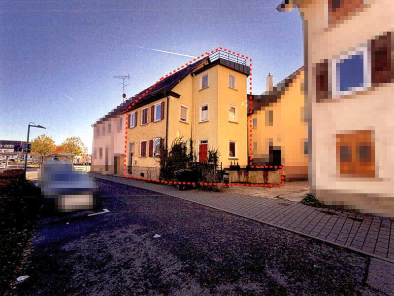 Wohngebäude mit Anbau (in Doppelhaus-Ensemble) und Hausplatz in Rottenburg am Neckar - Bild 1