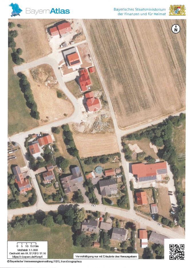 unbebautes Grundstück in Sausenhofen - Bild 2