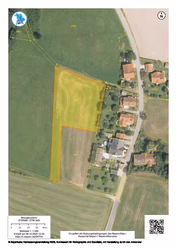 land- und forstwirtschaftlich genutztes Grundstück in Ruderting - Bild 1