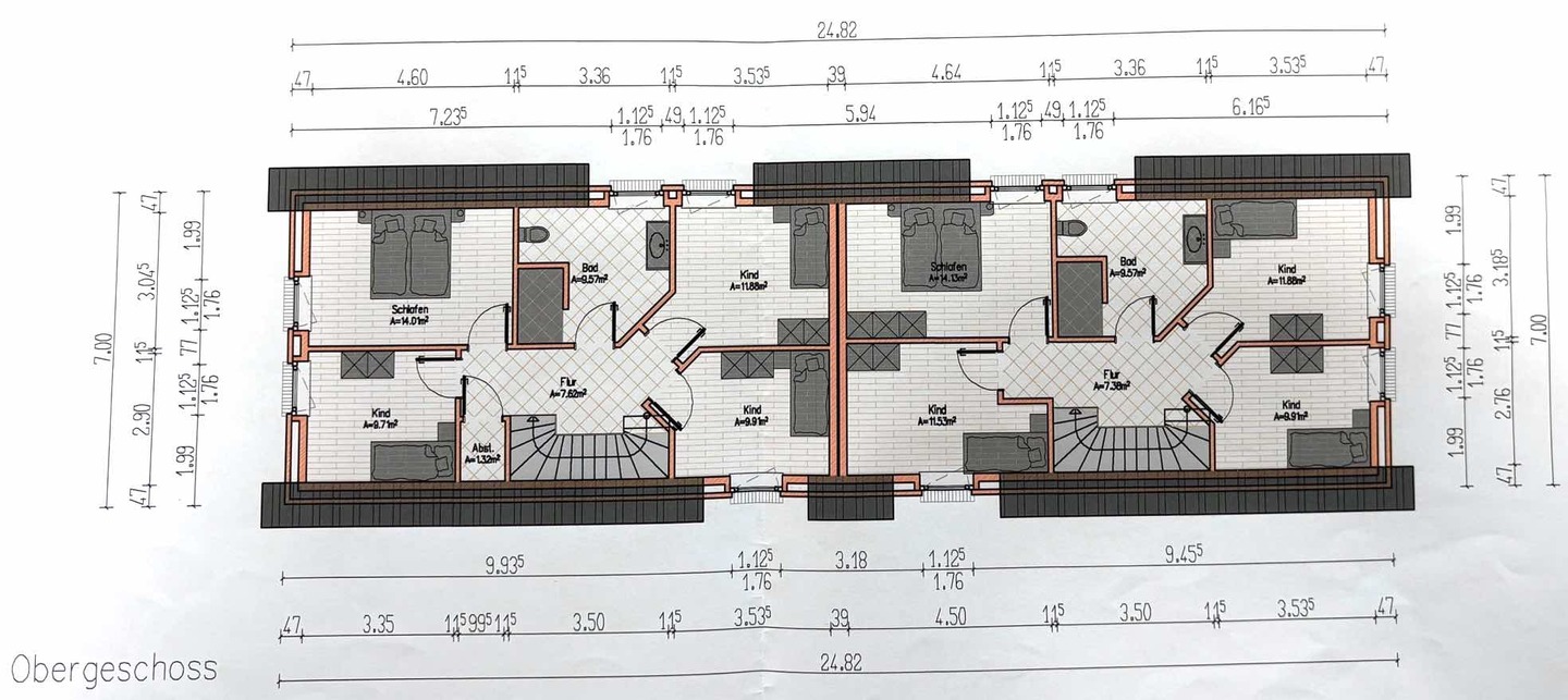 Doppelhaus im Rohbau in Bad Salzuflen - Bild 2