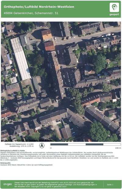Wohnung nebst Kellerraum in Schemannstr. 51, 45884 Gelsenkirchen, Rotthausen - Bild 1