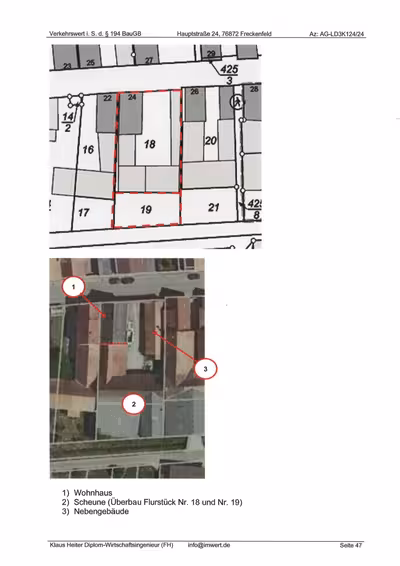 Wohn-/Geschäftshaus in Hauptstraße  24, 76872 Freckenfeld - Bild 1