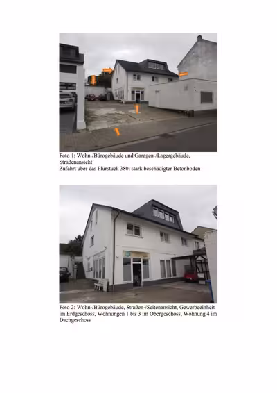 zweigeschossiges Wohn-/Bürogebäude. Es sind eine 1-Zimmer Wohnung, zwei 2 Zimmer-Wohnungen und eine 3-Zimmer Wohnung vorhanden. in Bachstraße 147 a, 50171 Kerpen - Bild 2