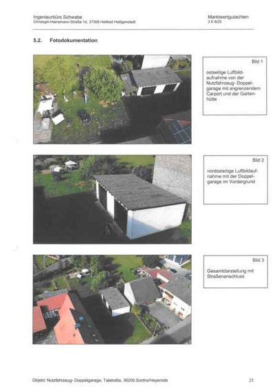 Sonstiges, Doppelgarage, Carport und Holzgartenhütte in Talstraße, 36205 Sontra, Heyerode - Bild 2