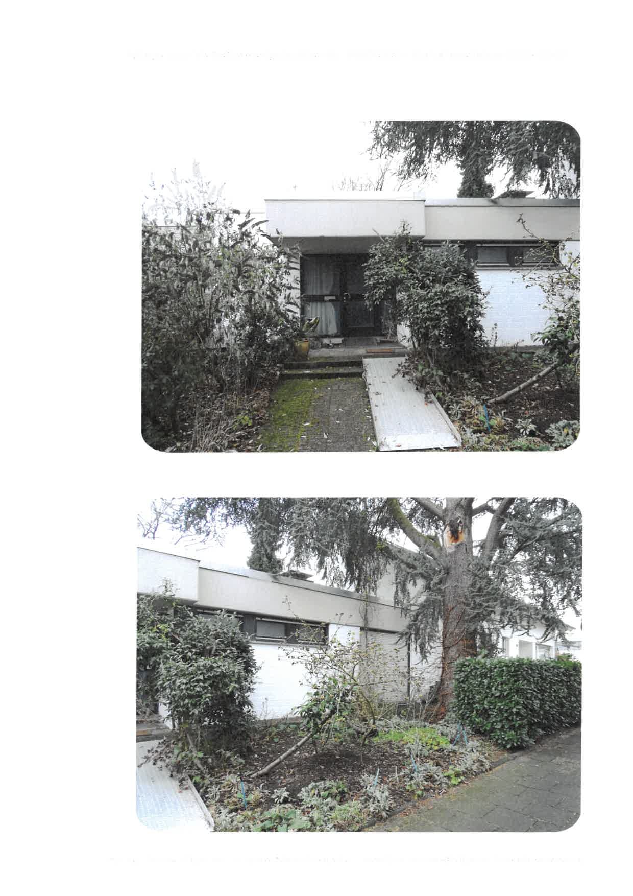 einseitig angebautes Einfamilienhaus als Flachdachbungalow mit Garage in Bergisch Gladbach - Bild 1