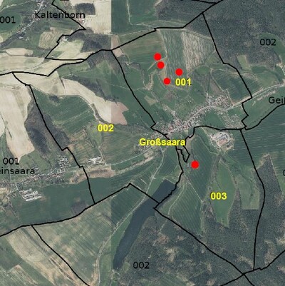 land- und forstwirtschaftlich genutztes Grundstück in Großsaara, 07589 Saara - Bild 1