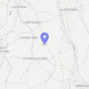 Karte von Obere Wiesen 8, 88484 Gutenzell