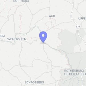 Karte von Torstraße 3, 97996 Creglingen