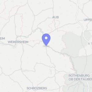 Karte von Hannen, 97993 Creglingen