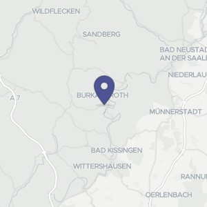 Karte von Kapellenstraße 14 und 14a, 97708 Aschach