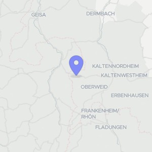 Karte von Unsben 14, 36452 Kaltennordheim OT Unterweid