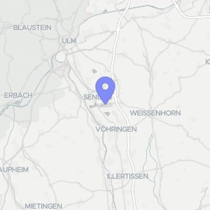 Karte von Im Gerinne 3a, 89250 Senden, Wullenstetten