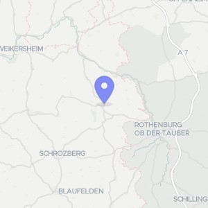 Karte von Schmerbach 48, 97933 Creglingen, Schmerbach