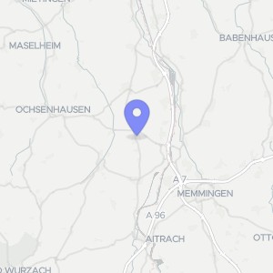 Karte von Brühlweg 13, 88450 Berkheim