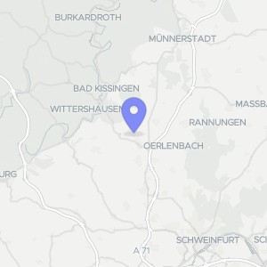 Karte von Rosenstraße  18, 97714 Oerlenbach, Eltingshausen