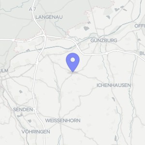 Karte von Weißenhorner Straße 9 und 9a, 89346 Bibertal, Großkissendorf