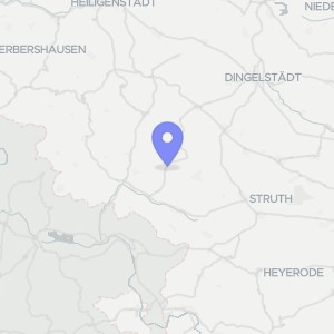 Karte von Hauptstraße 61, 37359 Großbartloff