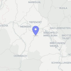 Karte von Hauptstraße  59, 36433 Bad Salzungen StT Langenfeld