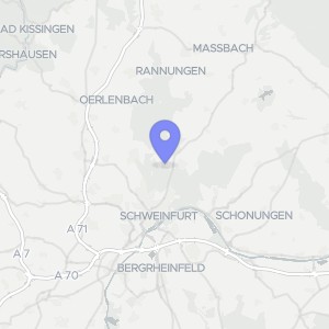 Karte von Untere Leite 12, 97532 Üchtelhausen, Zell