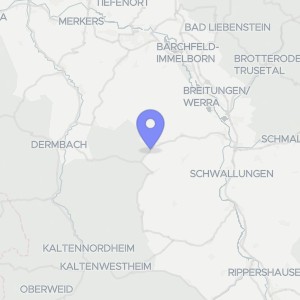 Karte von Pleßstraße 7a, 98590 Rosa