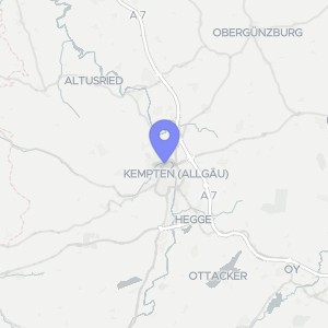 Karte von Adenauerring 40, 87439 Kempten,