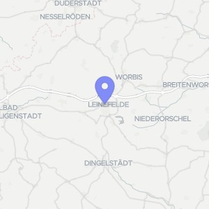 Karte von Heiligenstädter Straße 10, 37327 Leinefelde