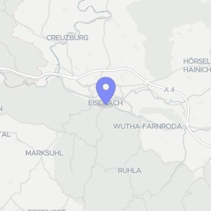 Karte von Johann-Sebastian-Bach-Straße 4, 99817 Eisenach