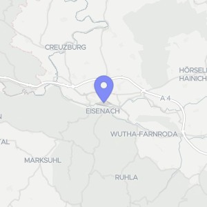 Karte von Stresemannstraße 36, 99817 Eisenach
