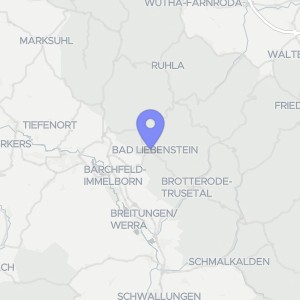 Karte von Katharinenstraße (Hauptzufahrt derzeit über Glücksbrunner Straße), 36448 Bad Liebenstein
