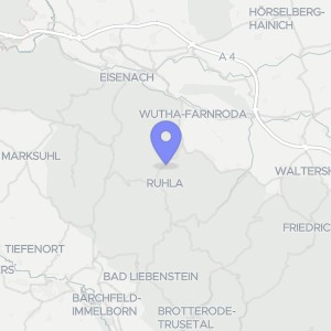 Karte von Am Wasserfall 9, 99842 Ruhla