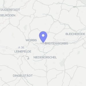 Karte von Weststraße  35 u.a., 37339 Breitenworbis