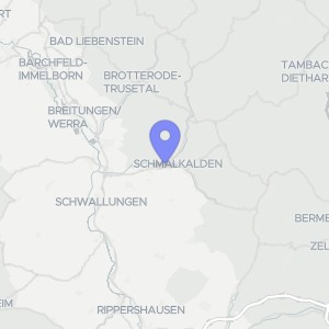 Karte von Westendstraße 4, 98574 Schmalkalden