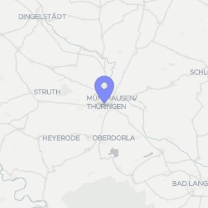 Karte von Rosenstraße  40, 99974 Mühlhausen