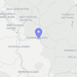 Karte von Auer Gasse 5 und 7, Hedwigsweg 62, 98574 Schmalkalden