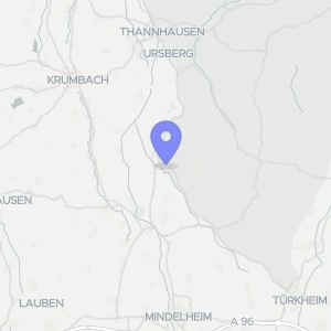 Karte von Hauptstraße 16, 87757 Kirchheim
