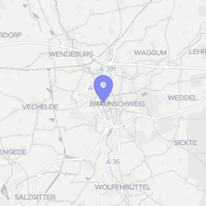 Karte von Marenholtzstraße 18, 19, 19a, 20-23, 38118 Braunschweig