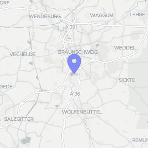 Karte von Leipziger Str.53,Auf d.Nachtbleeke,Melveroder Flachsrottenwe, 38124 Braunschweig, Melverode