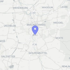 Karte von Waldenburgstraße 22, 38124 Braunschweig