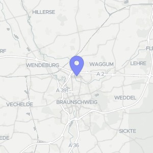 Karte von Netzeweg 43, 38108 Braunschweig, Kralenriede