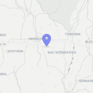 Karte von Dorfstraße  12, 87719 Mindelheim, Mindelau