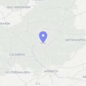 Karte von Kettenhöfstetten, 91604 Flachslanden