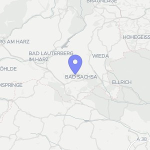 Karte von Blücherstraße 11, 37441 Bad Sachsa