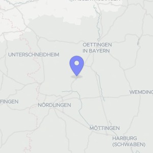 Karte von Im Glöckle 38, 86720 Nördlingen, Dürrenzimmern